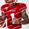 American College Football Wear Miami RedHawks Camiseta de fútbol NCAA College Jaylon Bester Brett Gabbert Ben Roethlisberger Kameron Butler Ivan Pace Jr.Jalen Walke