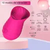 Wibrator zabawek seksu 10 prędkości Język wibrator Vibrator pochwa g stymulator stymulatora łechtarza łechtaczka bleń sutek sutek masturbator dla kobiet dorosłych 18