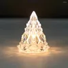 Table Lamps 1Pc Diamond Lamp LED Crystal Atmosphere Portable Iceberg Night Light Christmas Tree Electronic Candle Creative Gift