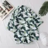 Men's Casual Shirts Fashion Men Short Sleeve Hawaiian Shirt Fast Drying Plus Size Asian M-3XL Summer Floral Beach For