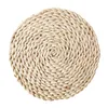Настольные коврики кукурузная кожа плетеная полоса 30 см круглой подушки на 6 частях экологически чистые тропические свадебные или домашние декорат