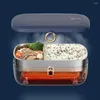 Dinnerware Sets Stainless Steel Multifunctional Electric Heating Lunch Box Smart Reservation Can Be Plugged In Rice Heater