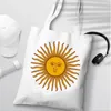 Bolsas de compras Argentina Bandina Bolsa Tote Comprador de Mercearia Bolsa Canvas Reciclaje Jute Sac Tissu