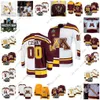 College Hockey draagt ​​2022 Frozen Four Championship Minnesota Golden Gophers gestikt Hockey Jersey Custom 6 Mike Reilly 7 Kyle Rau 21 Kyle Okposo 55 Aaron Ness