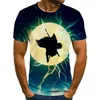 Erkek Tişörtleri 3D Karikatür Anime Erkekler Gömlek Boy Harajuku Üstler Yaz Moda Baskı T-Shirt Erkekler Artı Beden Sokak Giyim Tshirt Boys Tee