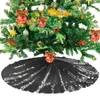 Dekoracje świąteczne shinny drzewa spódnice cekiny luksusowy rok dekoracja faldas de arbolito Navidad