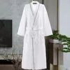 Vêtements de nuit pour femmes Pyjama Femme Hiver Waffle Robe Pour Femmes Coton Peignoir Doux El Dames Casual Homewear Arrivée