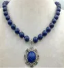 Collier Pendendif en lapis lazuli egiptien naturel 10 mm 180390398162250