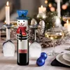 Рождественские украшения праздничные винные бутылочные держатели столешница держать 1 и 2 бокала домашний декор кухонный хранение стойки для хранения