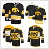 College Hockey Wears College Hockey Wears Customized Iowa Hawkeyes NCAA College Jerseys Men's Custom Any Name Any Number Good Quality Ice Hockey Cheap Jersey