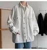 Мужские куртки Janpan Style Bigger Pocket 2023 Весенняя осенняя джинсовая джинсовая куртка для одежды для уличной одежды плюс негабаритный M-5XL