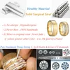 Anéis de casamento jóias de moda atacado simples espelho brilhante titânio anel de aço casal para homens revendedores de homens
