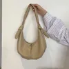 Sacs de soirée plissés sacs à main en cuir PU sac pour femmes 2023 été aisselles dame épaule sacs à main femme couleur unie voyage main