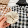 Jackets 0-3Y Korean Baby Plaid For Girls Coats Spring Fall Kids Outwear Boy Clothes Bear Embroidery Long Sleeve Jacket Coat