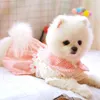 Dog Apparel Puppy Dress Girl Cat Skirt Summer Clothes Wedding Hiromi Poodle Cute RopadePerro Pet Clothing