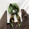 Foulards 2023 Écharpe Femmes Printemps Soie Wrap Châle Carré Bandana Lady Cou Cheveux Foulard Bureau Foulard Hijab Pashmina