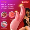 Sex toy vibrateur Licklip 7 vibrations réalistes vibrateurs de langue léchant masseur Clitoris Stimulation mamelon lécher jouets pour femmes adultes