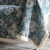 Capas de cadeira Capa de sofá Crochet Idyllic Style Printing Toalha para Móveis para Móveis para Móveis Decoração de Prevenção de Sujeira de Tapestry