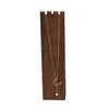 Jewelry Pouches F19D Wood Necklace Stand Holder Shelf Display Rack Bracket Organizer For Woman Girl Gifts