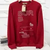 Bu Sweater Designer Sweatshirt Knitted Top Classic Embroidery Letter Crew Neck Pullover Mens and Womens Overcoat Jacquard Luxury Brand Warm Shirt Hoodie