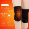 Knie -pads Zelfverwarming knieper helpen om de bloedcirculatie hoge elastische riem te verbeteren die comfortabel draagt