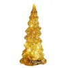 Lighted Glass Christmas Tree LED Valentines Day Night Lights Fairy