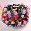 Headpieces Ribbon Headband Women Rose Flower Crown Wreath Party Weddal Bridal Garland Hårband Huvudbonader