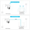 1080p PTZ IP Security Camera Outdoor Speed ​​Dome Wireless Wi -Fi камера наклона 4x цифровой Zoom Строение видеонаблюдения