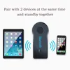 Aux Car Kit Stereo Bluetooth Receiver 3.5mm Audio Wireless Bluetooth Adapter مع صندوق البيع بالتجزئة