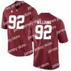 American College Football Wear 92 Quinnen Williams 13 Tua Tagovailoa Alabama Crimson Tide NCAA College Football Jersey For Mens Womens Youth Double Stitched Name Nu