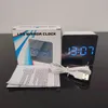 Multi-Functional USB LED Display Mirror Digital Alarm Clock Snooze Function Silent Operation Temperature Display