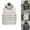 2022 Designer Mens Down Vests Womens stand collar Down Vest winter Jacket Embroidered Chest Badge Warm Outerwear Jackets