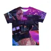 Heren T Shirts 3D Summer Product Printing T-Shirt Game Hip-Hop Street Style Ademend en snel drogende O-Neck 110-6XL