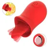 Sex Toy Vibrator Tongue Slicking SmasturbatormassageVibrator Sex S Sexules Pornografiska filmer xxx Vibrado för kvinnors sexuella spel klitoris
