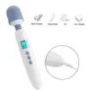 Компания красоты 36 Speed ​​LCD AV Stick Vibrator Massager Magic Wand Clitoris стимулирует нагревание G Spot Женская мастурбация сексуальная магазин