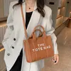 2022PU LETTER THE TOTE PRINT TREND PERSOONLIJKHEID DAGELIJKS NIEUWE STIJL DAMES ENKELE SCHOUDER nummer 849