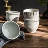 Cups Saucers Antowall Japanse theekop retro huishouden creatieve keramische theekopjes hoog niveau liefhebbers drinken drinken