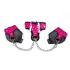 Itens de beleza Pu bdsm handcuffscollar fetiche restant ofn bondage