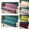 Chair Covers Jacquard Fabric Lace Edge Sofa Bed Cover Folding Seat Slipcovers Stretch Couch Protector Elastic Futon Bench