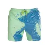 Men's Shorts Comfortable Summer Child Beach Leisure Fashion Chic Casual Drawstring Color-Changing Swim Trunks