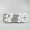 3D LED Display Wall Clock Digital Alarm Clocks Home Living Room Office Table Desk Night