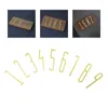 Garden Decorations Excellent Door Number Reliable Sign Wear Resistant Easy Installation 1-9 Brass Address