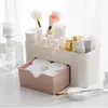 Lagringslådor 1PC Mini Makeup Box Cosmetics Case Lipstick Small Desktop Organiser Jewelry Container Holder 22 10 10.3cm