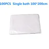 Sheets & Sets 100Pcs Spa Bed Disposable Massage Table Sheet Beauty Salon Bedsheet Transparent Plastic Waterproof Bedding Article