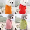 Hondenkleding zacht warme fleece kleding schattige fruit printing puppy puppy trui comfortabele kat huisdieren pullover kleding voor kleine grote honden