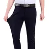 Men's Suits & Blazers Stretchy Trousers Solid Color Pants Fashion Formal Business Men Dress Wedding