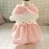 Dog Apparel Puppy Dress Girl Cat Skirt Summer Clothes Wedding Hiromi Poodle Cute RopadePerro Pet Clothing