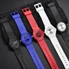 Relojes de pulsera para Hombre, relojes informales con correa de silicona, Reloj de pulsera clásico de cuarzo analógico para Hombre, regalo para niños Unisex, Reloj para Hombre