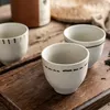 Cups Saucers Antowall Japanse theekop retro huishouden creatieve keramische theekopjes hoog niveau liefhebbers drinken drinken