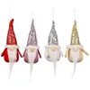 Christmas Decorations Decoration Sequin Hat Rudolph Doll Pendant Faceless Dwarf